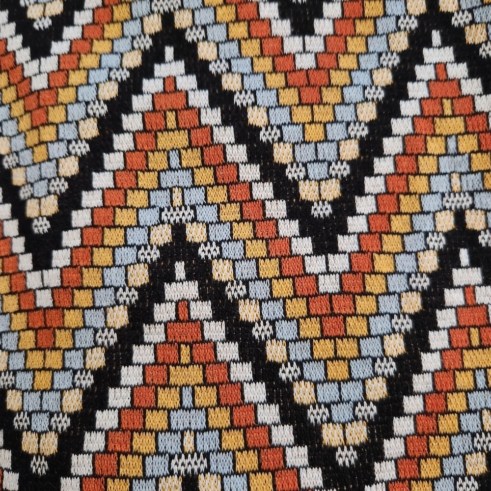 Industry Chevron Patterned Flare Pants Size Small Hippie Vibes - Picture 4 of 11
